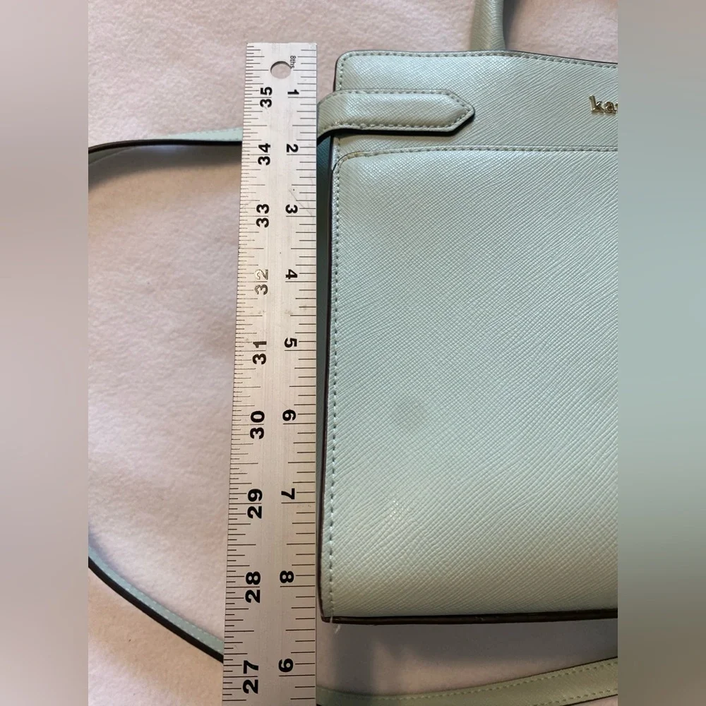 Kate Spade Staci Medium Satchel Sage Bundle Crossbody and wallet